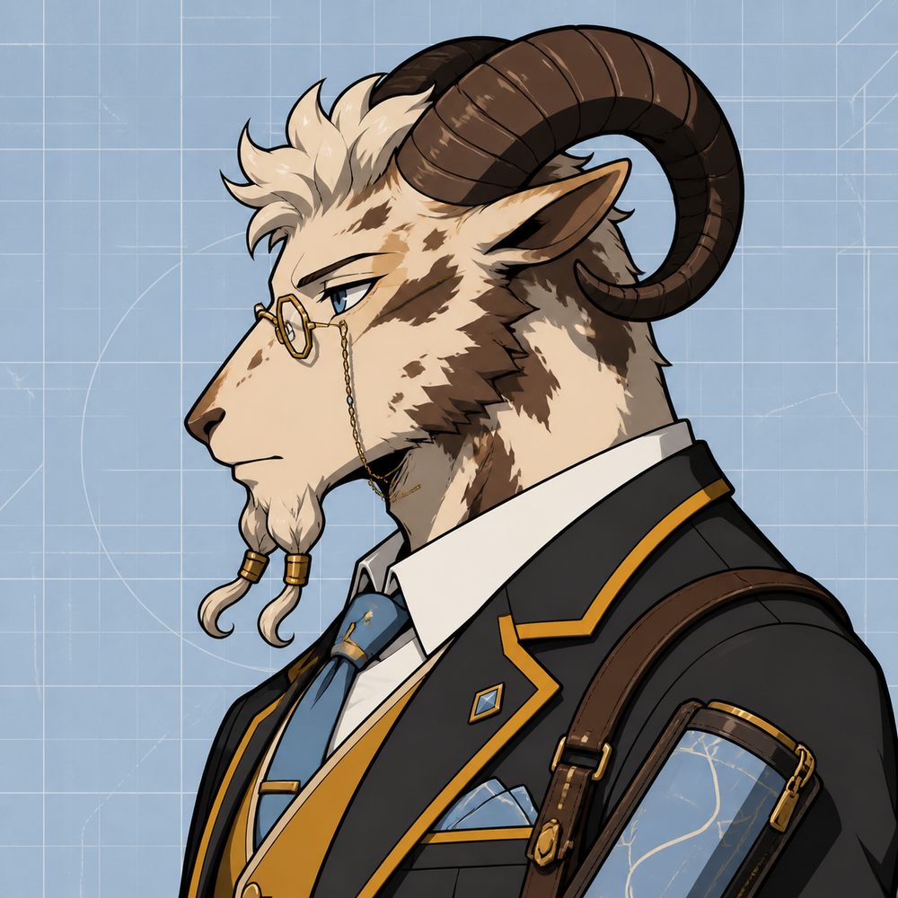 Goat Broker 3586 anime profile artwork