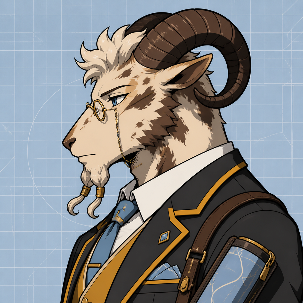 Goat Broker 3586 anime profile artwork